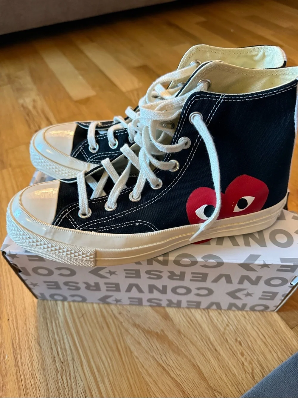 Converse Comme des Garçons Play Chuck Taylor high top sneakers